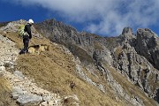 In GRIGNETTA (2177 m) ad anello Cresta Cermenati – Sentiero delle Capre dal Pian dei Resinelli il 27 marzo 2019 - FOTOGALLERY